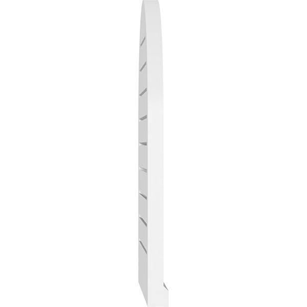 Round Top Surface Mount PVC Gable Vent N2183