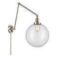 1 - Light Dimmable Swing Arm Brushed Satin Nickel Clear P994124