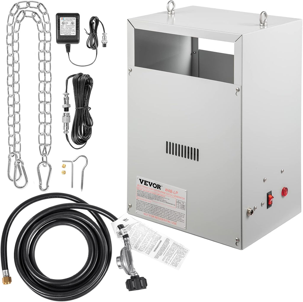 CO2 Generator with 4 Brass Burner, 11178 BTU/Hr, Built-In Electronic Ignition H242535