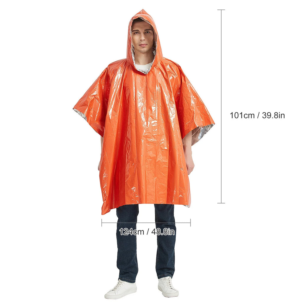 Outdoor Waterproof Thermal Raincoat Poncho Z911