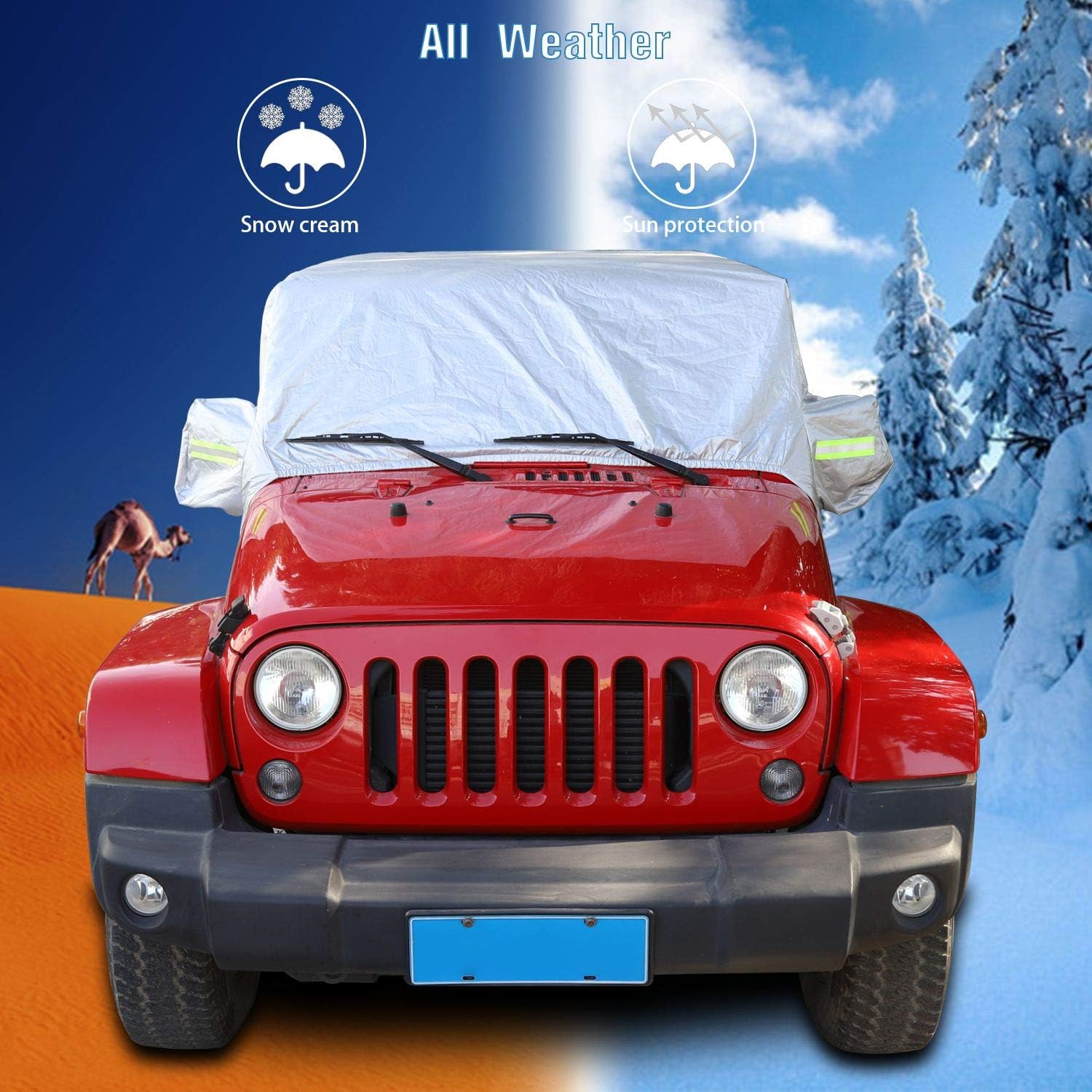 Car Cover Weatherproof Pack of 2 T761