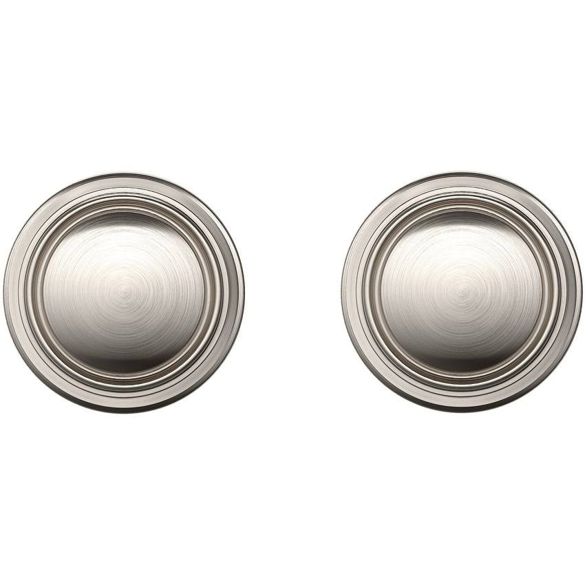 Satin Nickel Passage Set Knob Z2439
