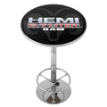 Round Bar Table with Metal Base I269