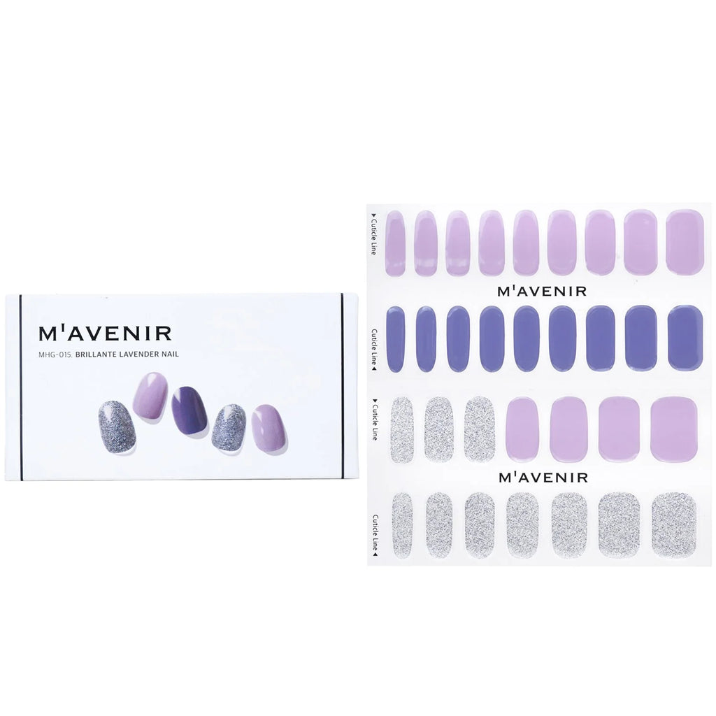 Purple Nail Sticker 32pcs K21526