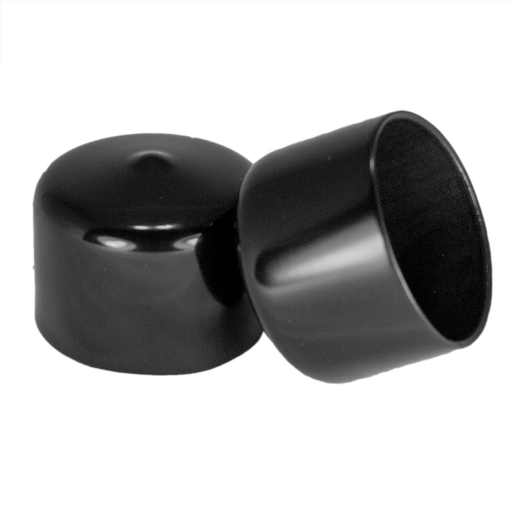 1 1/2 Inch Black Vinyl End Cap (100) C9679
