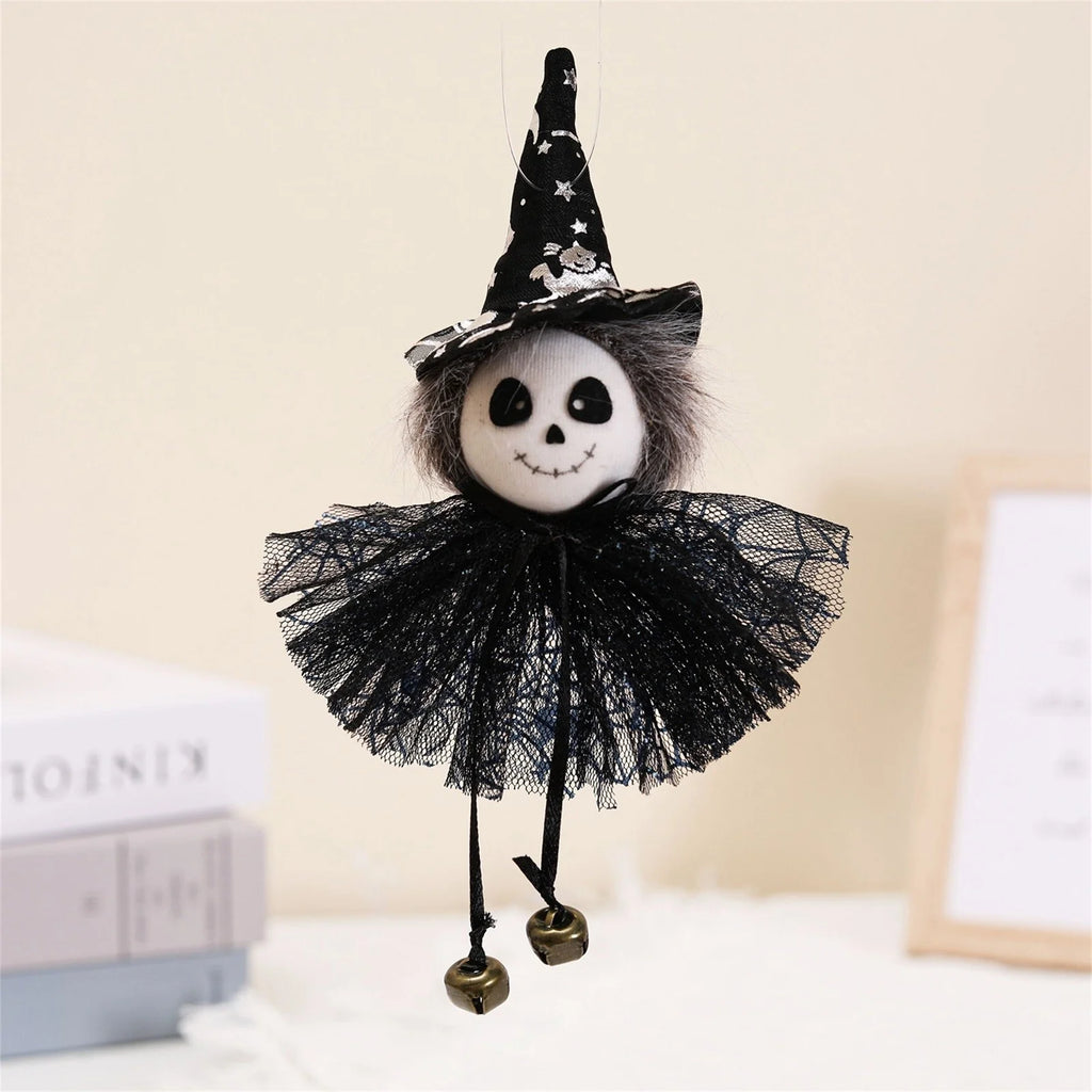 Pumpkin Witch Doll Halloween Cat Toy P166