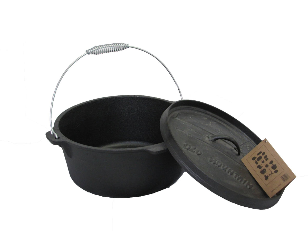 12 Quart Cast Iron Camp Oven with Flanged Lid I98794