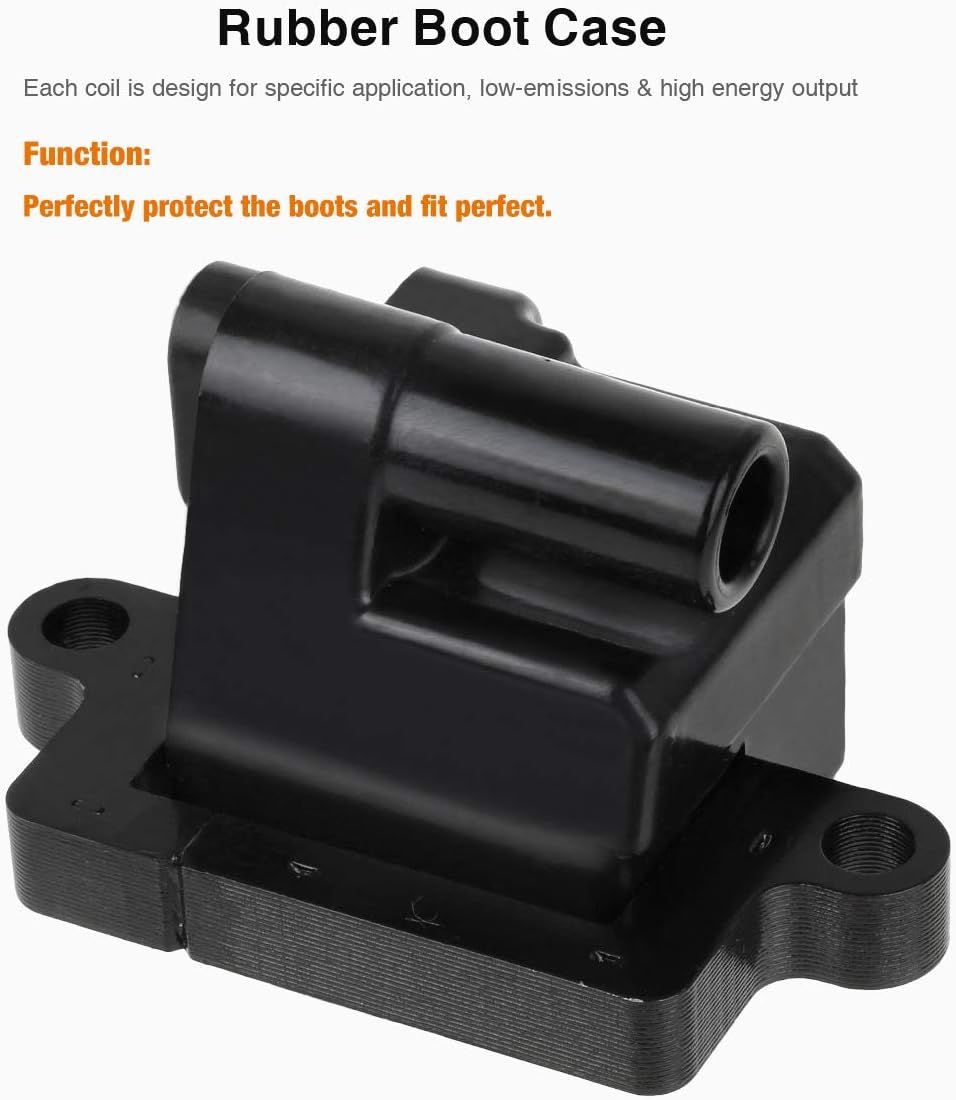 Pack of 8 Ignition Coils for Cadillac Escalade Chevy Avalanche Silverado Suburban Tahoe GMC Topkick Savanna Sierra Yukon 1999-2009 4.8L 5.3L 6.0L 8.1L I190004