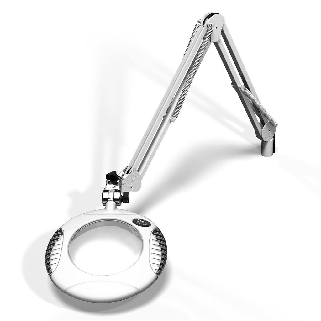 White LED Magnifier with 43x22 Arm X4355