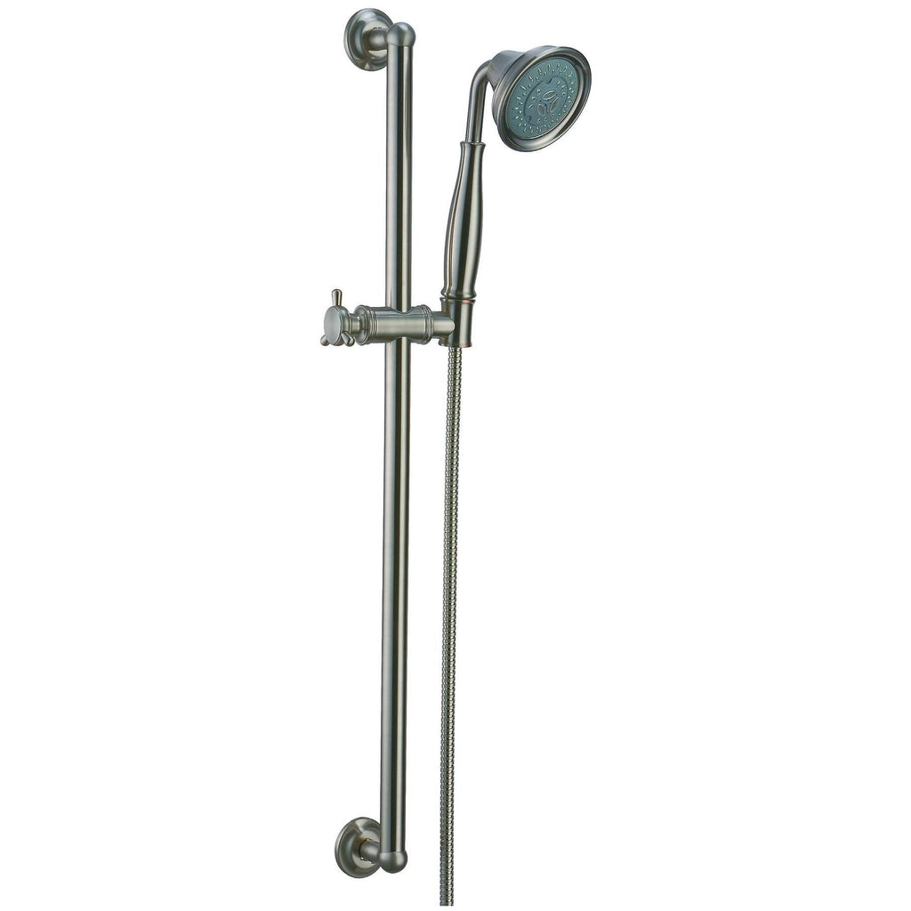 Brushed Nickel Multifunction Handshower with Slide Bar G47777