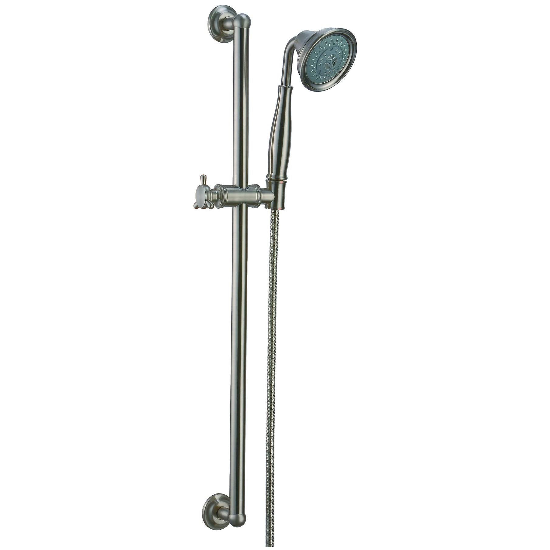 Brushed Nickel Multifunction Handshower with Slide Bar G47777