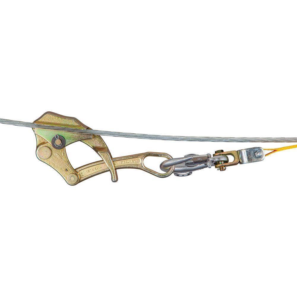 Parallel Jaw Grip for Guy Strand, EHS, Coated Cable T853