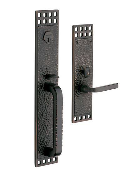 Left Handed Single Cylinder Mortise Handleset Trim A381