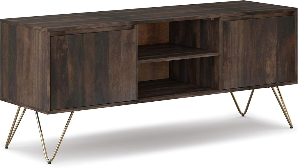60 inch Solid Wood TV Media Stand in Grey I862