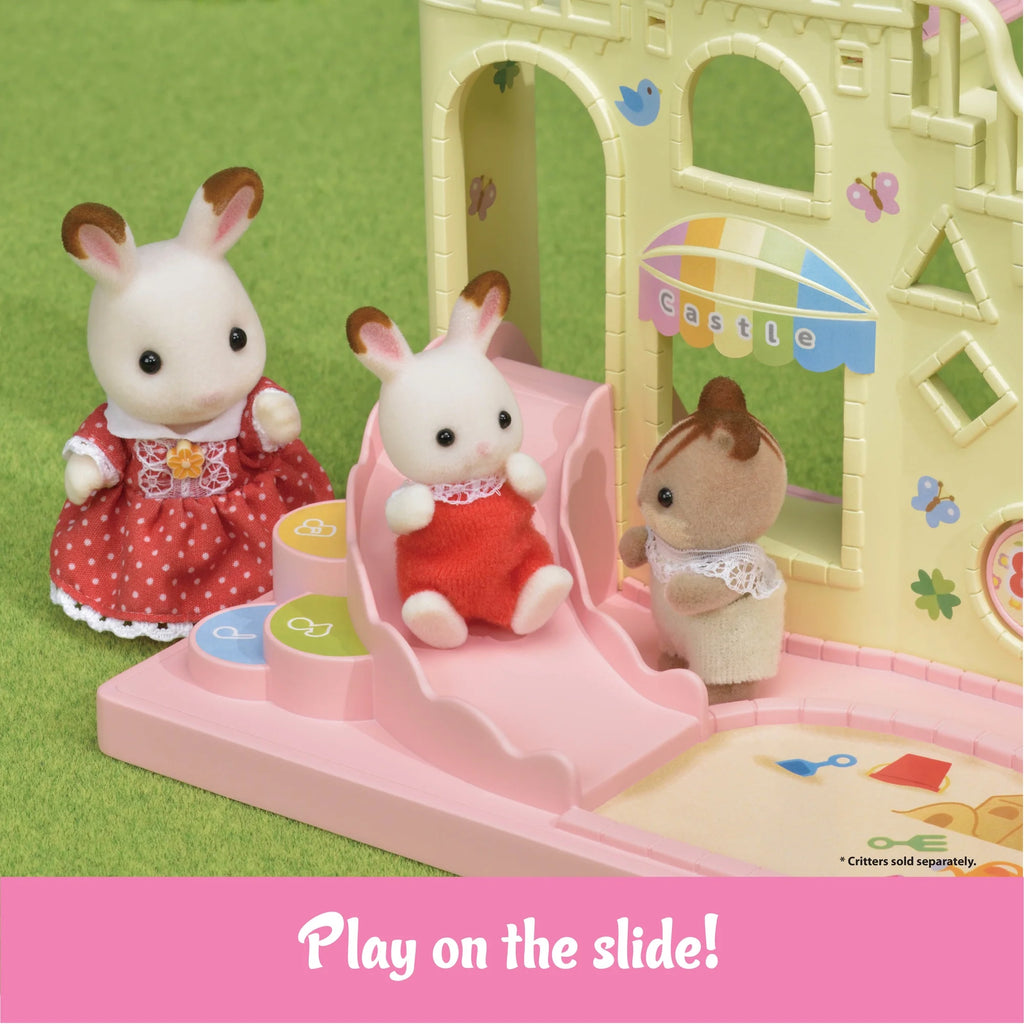 Baby Castle Playground Dollhouse Playset with Figure O36827
