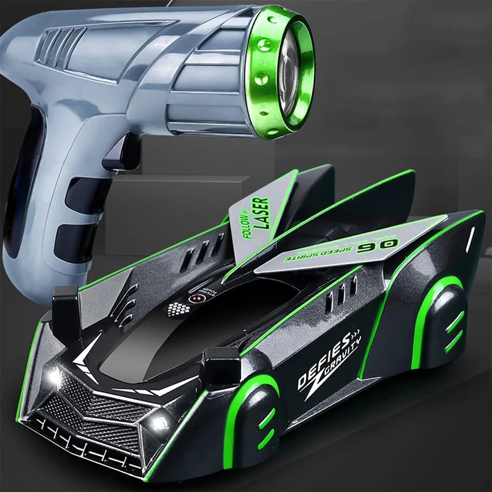 Rotating Stunt Toy Car with Rechargeable Headlights and Taillight P490