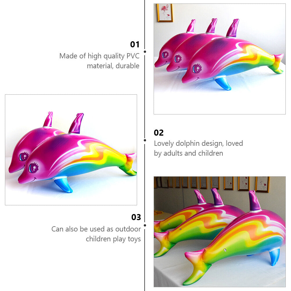 2pcs Inflatable Dolphin Toys T60824