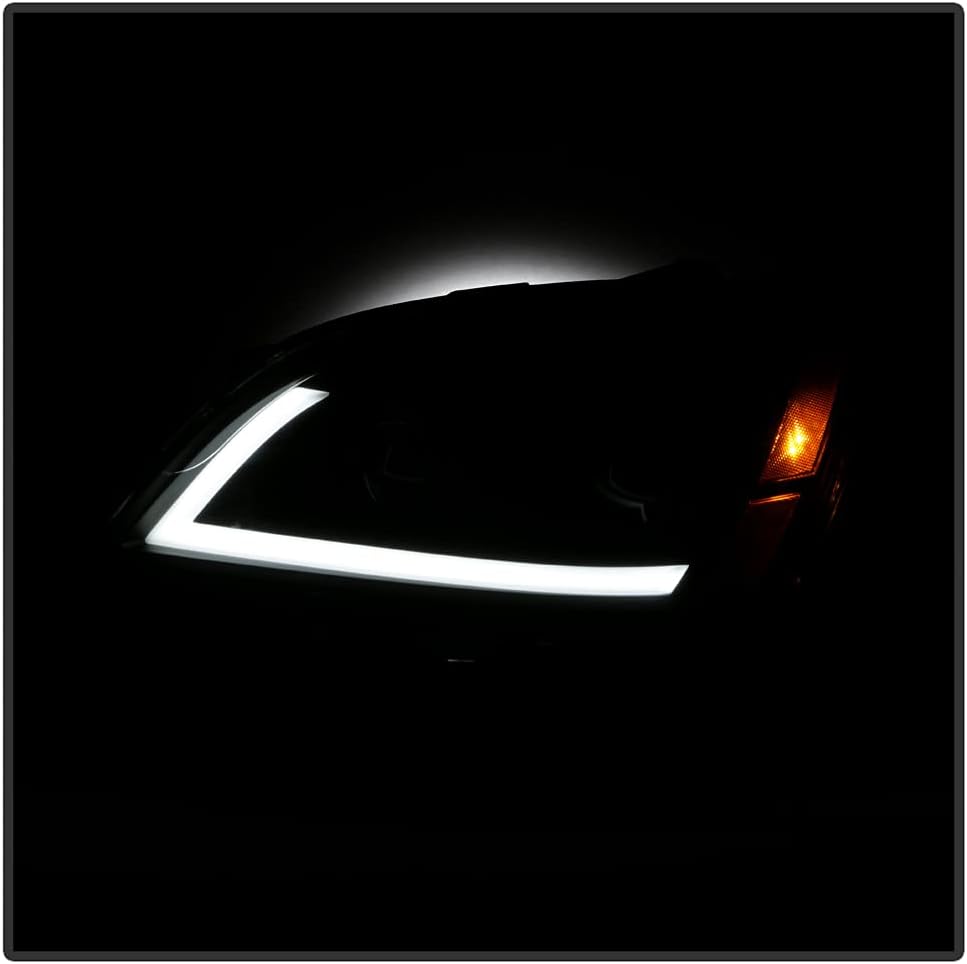 Black LED Projector Headlights Pair D465