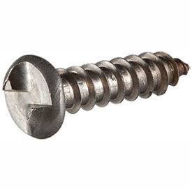 Qty 3 Security Sheet Metal Screw #8AB x 1-1/4x22 Round One-Way Head Steel Zinc R3015