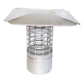 Stainless Steel Slip-In Round Cap - 10x22 E5381