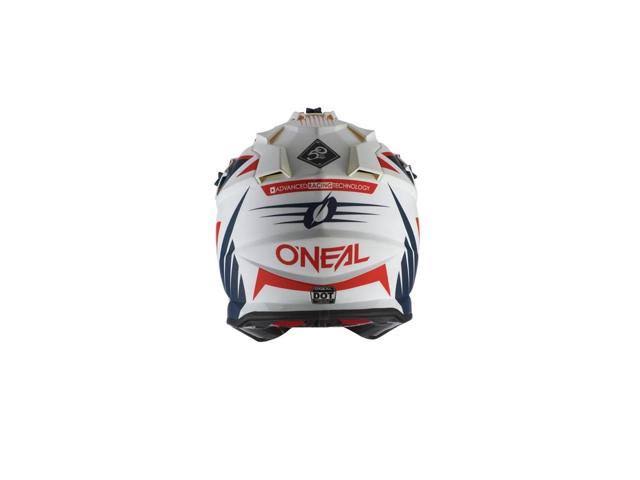 White/Blue/Red Racing Helmet P69683