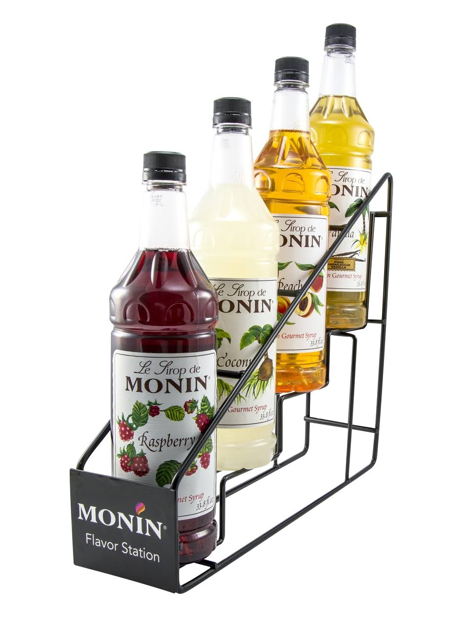 4 Bottle Wire Rack Display V813