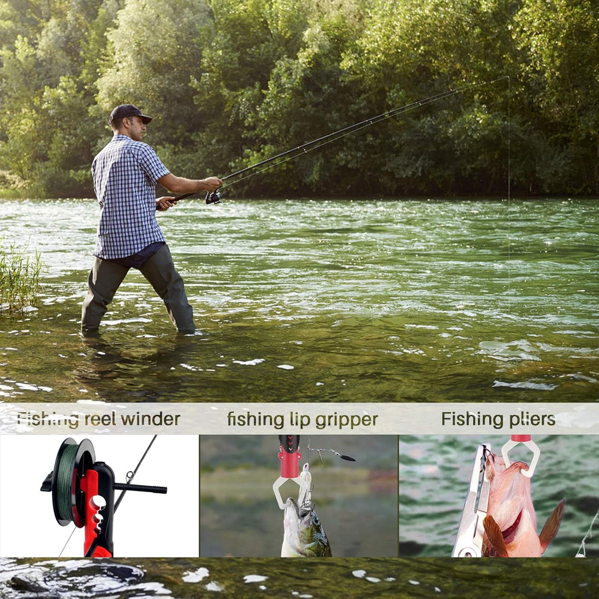 Carbon Fiber Telescopic Fishing Rod and Reel Combos with Spinning Reel Tackle Bag E34974