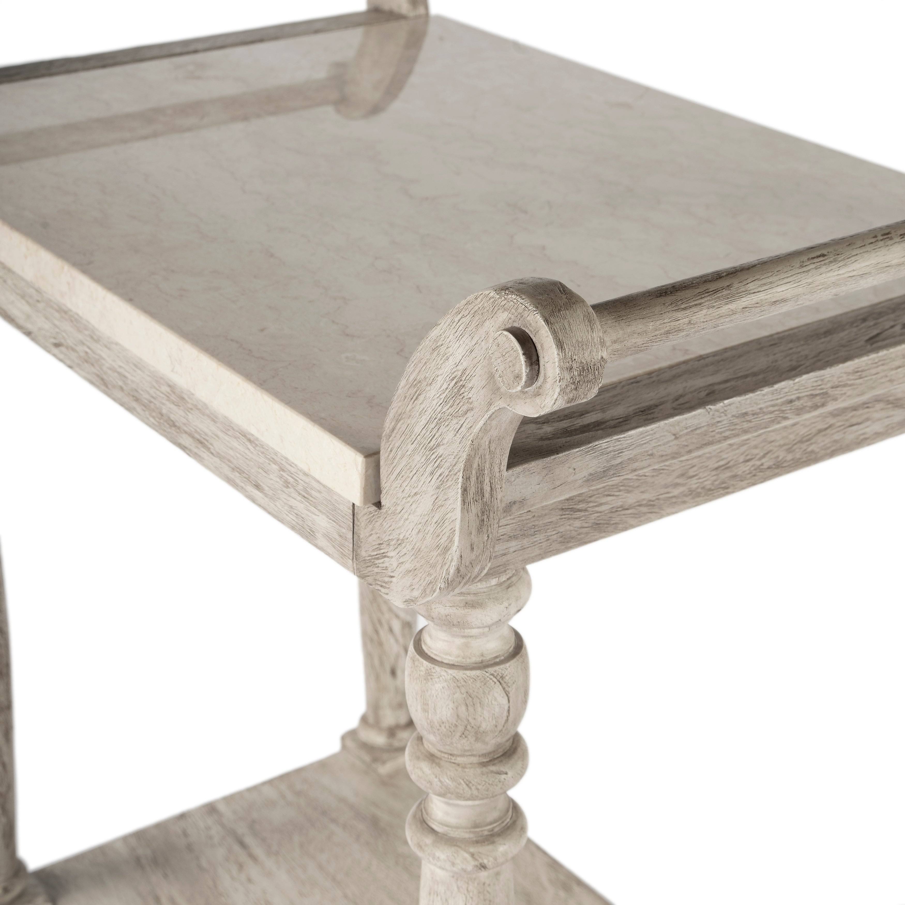 Marble Serving Cart B413