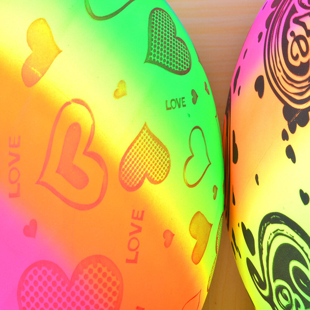 3pcs Inflatable Beach Volleyball Toys Rainbow Volleyball Balls C345506