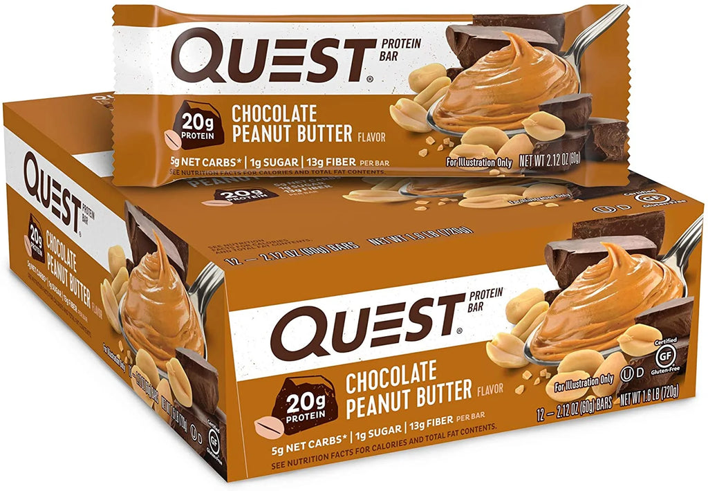 Chocolate Peanut Butter Protein Bar 2.12 oz 12 Bars V4501