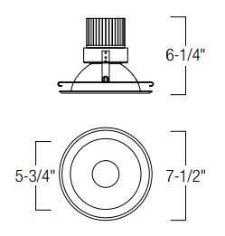 6-in Lighting Reflector T234214