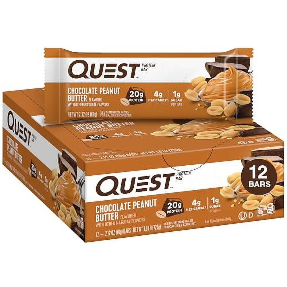 Chocolate Peanut Butter Protein Bar 2.12 oz 12 Bars V4501