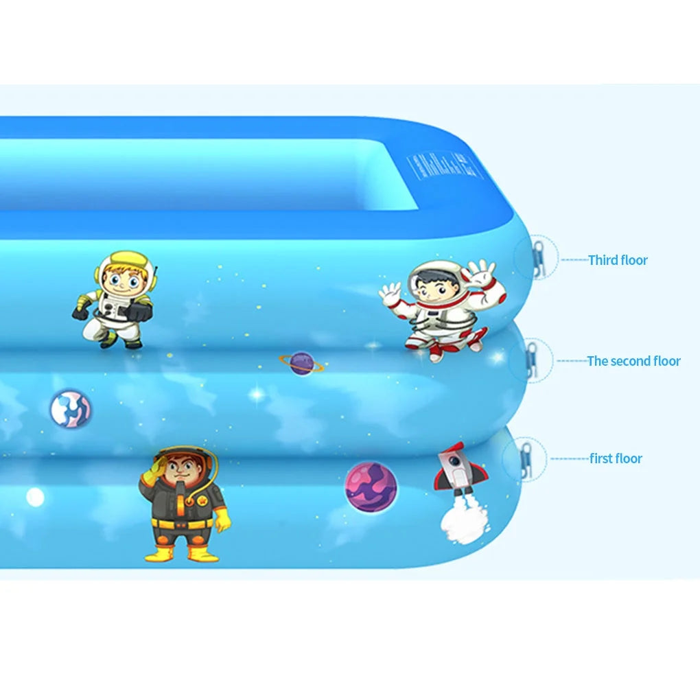 Large Children Cartoon Raft Swimming Pool O373