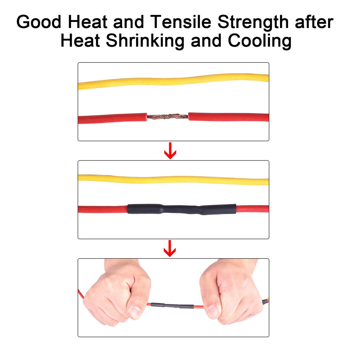 1 Inch 3:1 Waterproof Heat Shrink Tubing, 4 Ft Black P127327