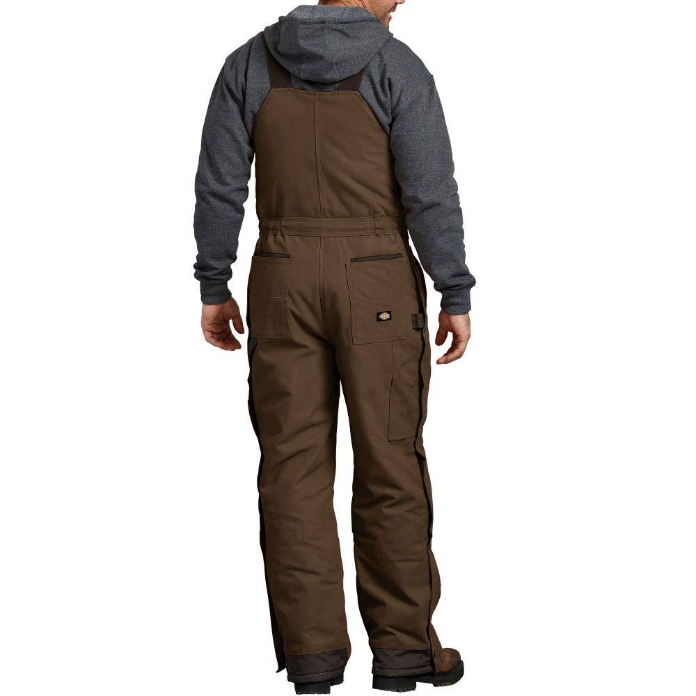 Insulated Sanded Duck Bibs Timber Brown 2XL V600