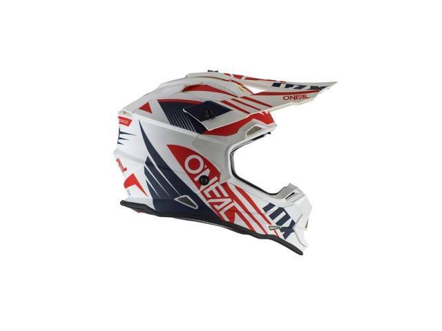 White/Blue/Red Racing Helmet P69683