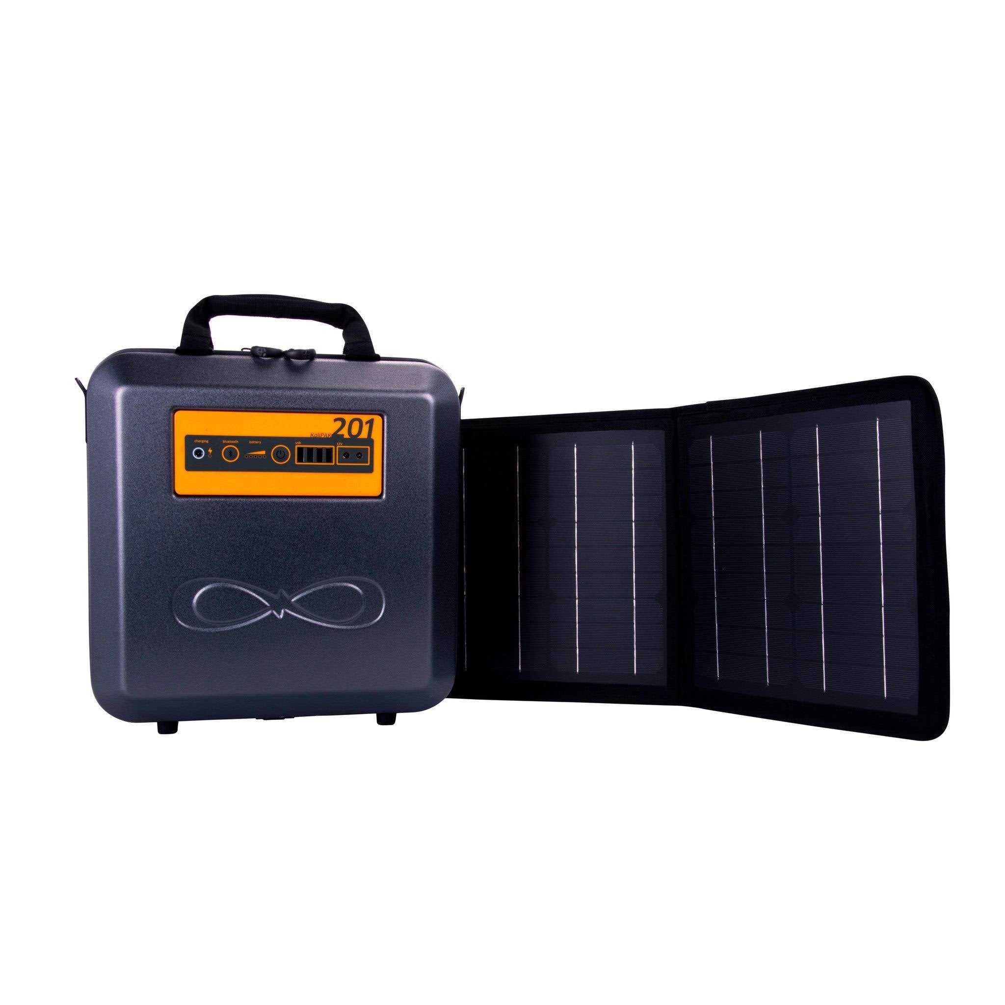 192-Watt Hour Portable Solar Generator Kit L125228