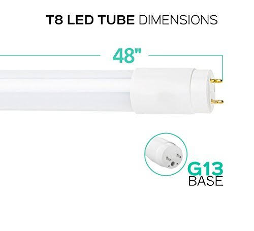 Pack of 4 LED 48 inch Tube Light, 4000K Cool White, T8 P94231