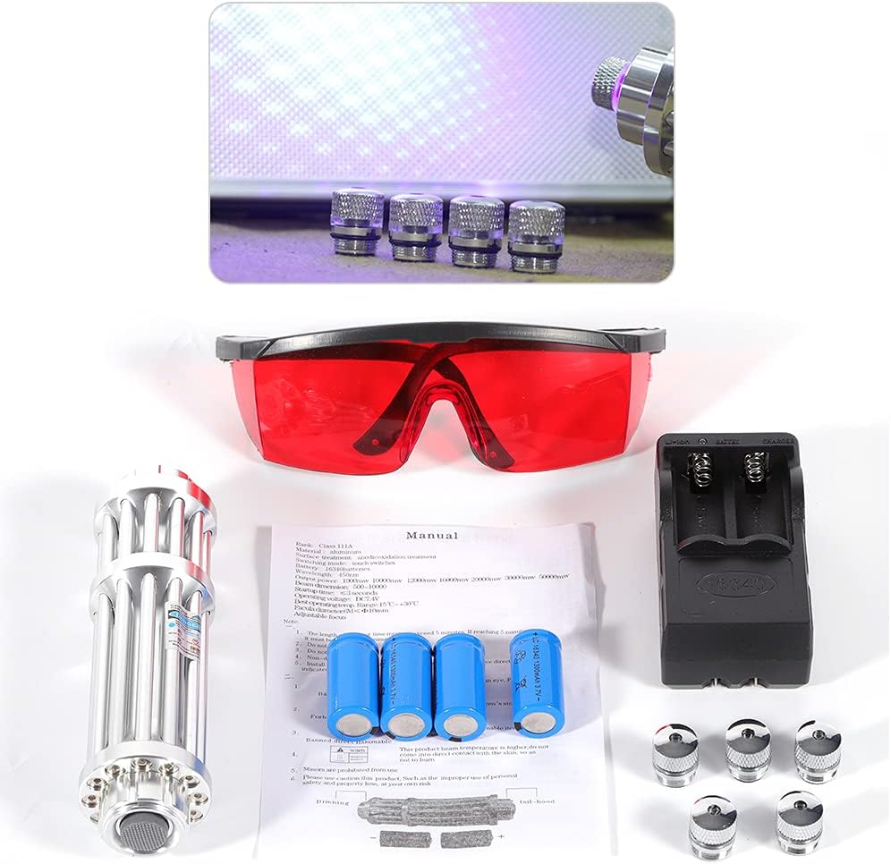 Blue Beam Laser Pointer Pen Flashlight S5974