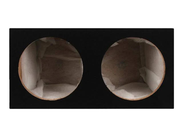 Dual 12-Inch Car Subwoofer Box Sealed MDF J719