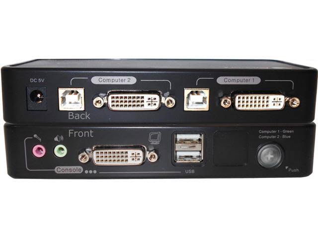 KVM Switch - 2 Computer(s) - 2048 x 1536 - 4 x USB T280