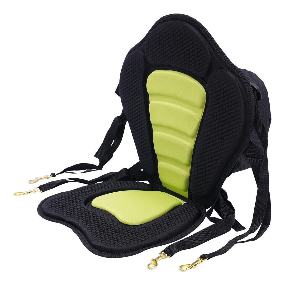 Padded Kayak Seat with Detachable Backrest and Storage Bag A56196