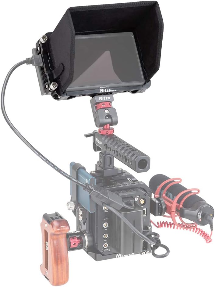 5 inch Monitor Cage with Sunhood Q1147