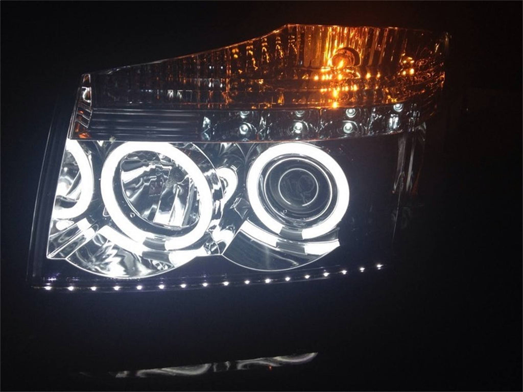 2004 Nissan Titan CCFL LED Projector Headlights J493