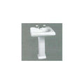 White 8 inch Pedestal Lavatory S22292