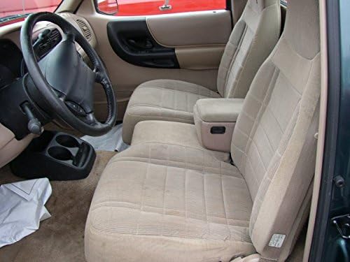 Dark Gray Leatherette High Back 60/40 Split Bench Seat Covers U299831