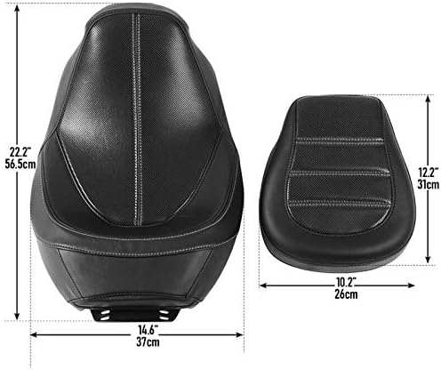 Leather Two Up Seat for Harley Road King Road Glide Street Glide Electra Glide Ultra Classic 2009-2022 B2547