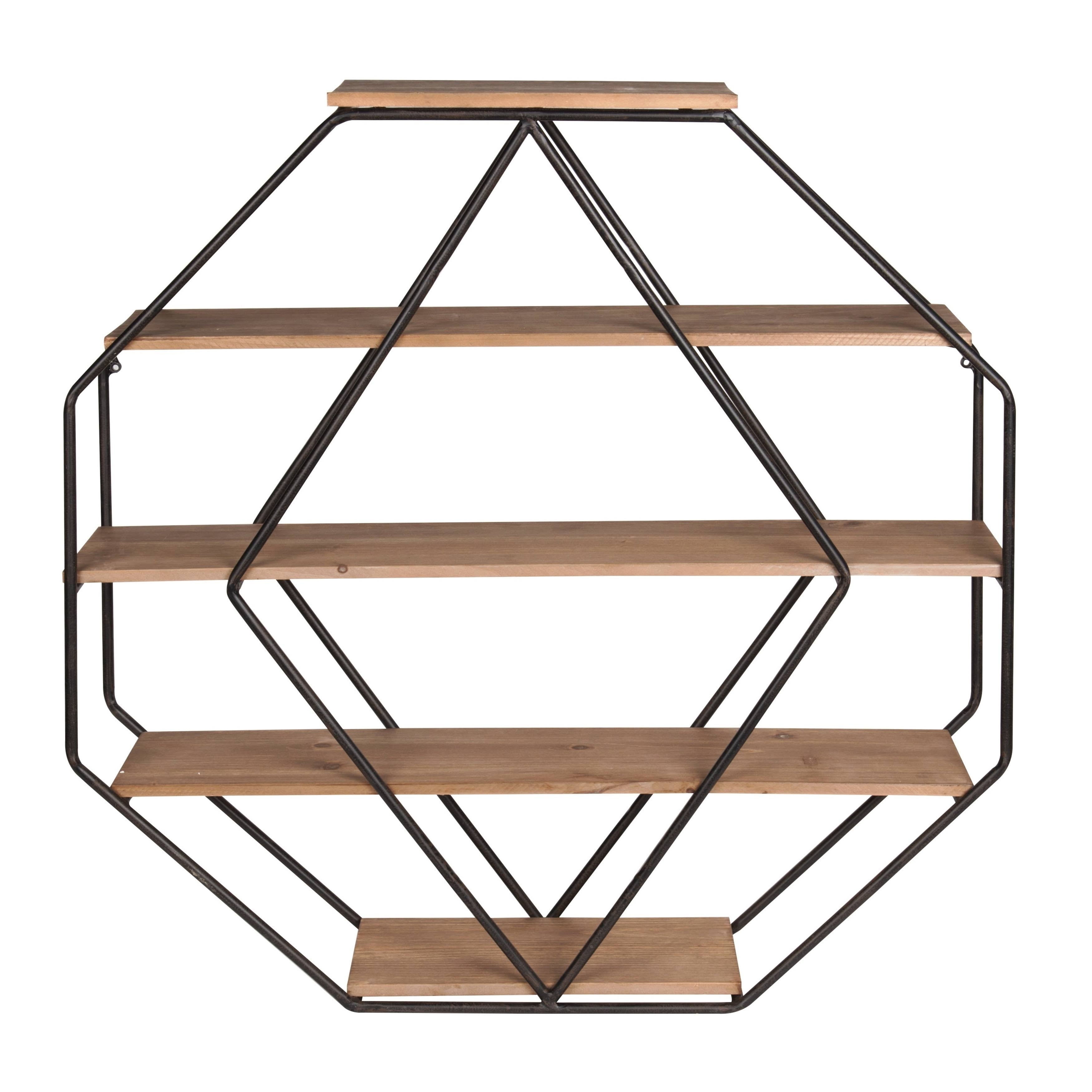 Octagon Floating Wall Shelves W771
