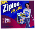 Extra Heavy Duty Big Bags, Large, 5-Pack I865