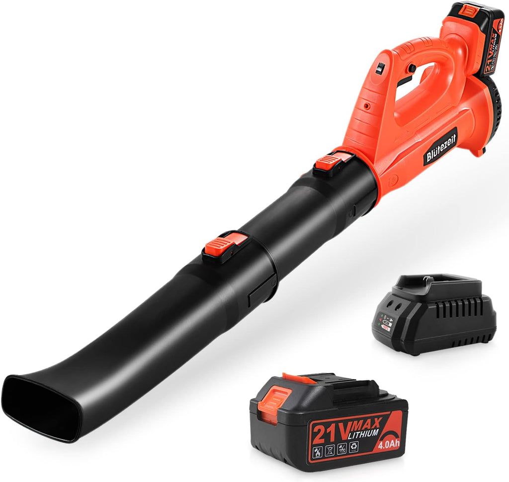 Cordless Electric Leaf Blower with 4.0Ah Battery & Charger R4860